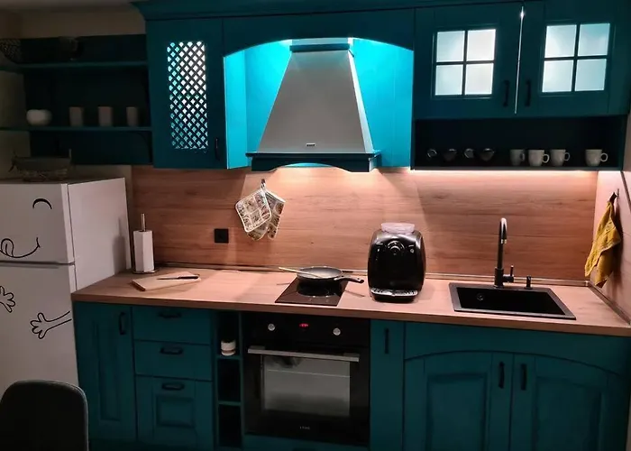 хотелски стило в идеалния център. Daire